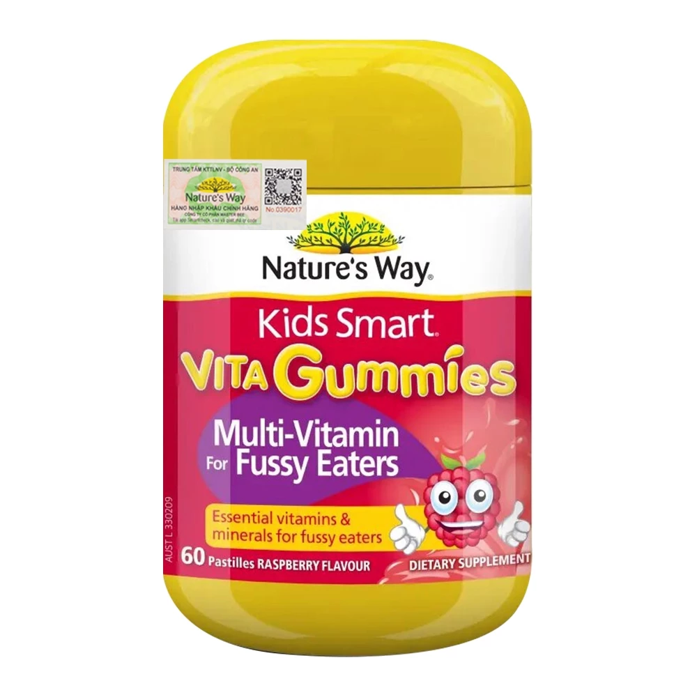 Kids Smart Vita Gummies MultiVitamin For Fussy Eaters Nature’s Way – Vitamin tổng hợp cho bé