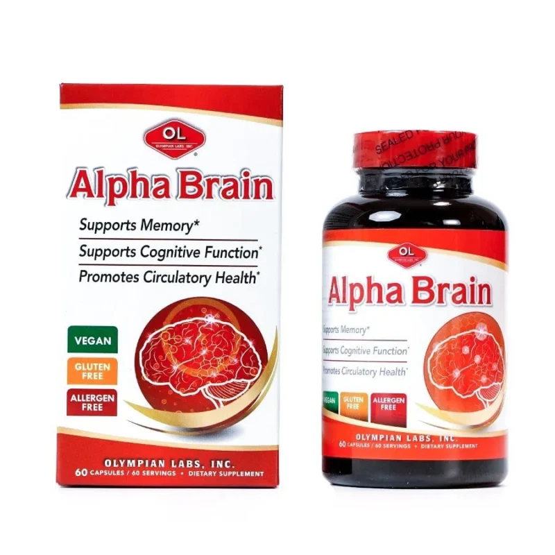 Alpha Brain Olympian Labs – Tăng tuần hoàn não, cải thiện trí nhớ