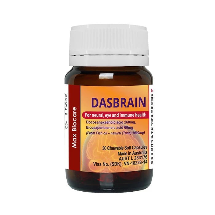 Dasbrain – Hỗ trợ chức năng não bộ, tăng cường trí nhớ