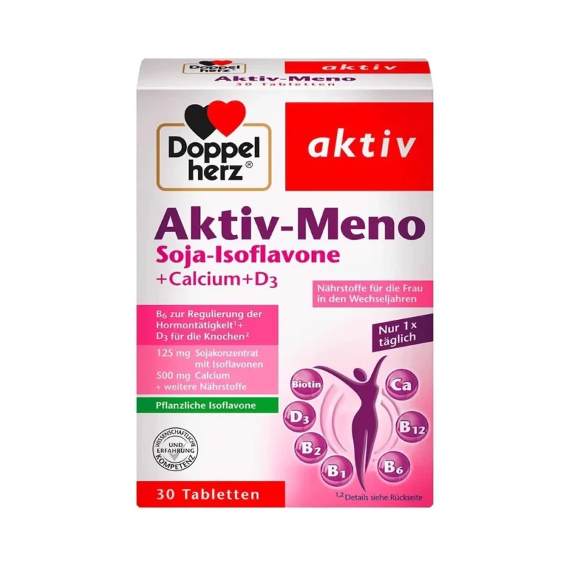 Aktiv Meno Doppelherz – Hỗ trợ giảm bốc hỏa, đau đầu thời kỳ mãn kinh